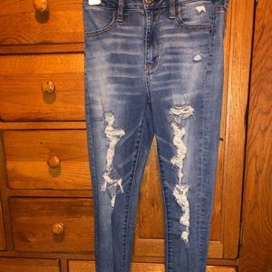 American Eagle skinny high rise jeans